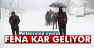 Karadeniz için yoğun kar yağışı uyarısı