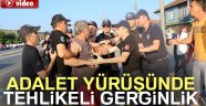 Kocaeli'nde adalet yürüyüşü tepkisi