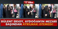 mezarı başından ayrılmak istemedi