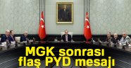 MGK sonrası flaş PYD mesajı