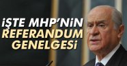 MHP'den referandum genelgesi