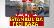 Minibüsle taksi çarpıştı: 2 ölü, 3 yaralı