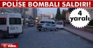 Nusaybin'de polise bombalı saldırı: 4 yaralı