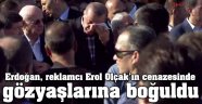 Olçak'ın cenazesinde gözyaşlarına boğuldu!