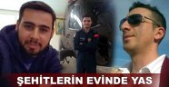 Şehitlerin evinde yas