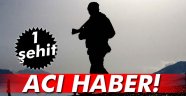 Şemdinli'de 1 asker şehit oldu