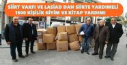 SİİRT VAKFINDAN SİİRT'E YARDIM ELİ