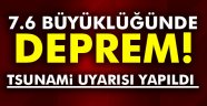 Şili'de 7,6 büyüklüğünde deprem! Tsunami uyarısı yapıldı