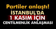 Siyasi partilerden 1 Kasım için centilmenlik anlaşması