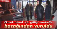 soyguna engel olmak isterken bacağından vuruldu