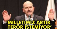 Soylu: "Milletimiz artık terör istemiyor"