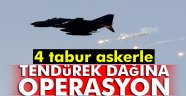 Tendürek Dağına hava destekli operasyon