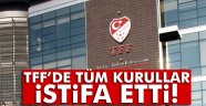 TFF'de istifa