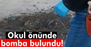 Van'da okul önünde bomba bulundu