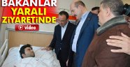 Viranşehir'deki saldırıda yaralananları ziyaret ettiler