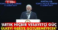 Yıldırım, Antalya'da konuştu