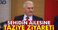 Yıldırım, El Bab şehidinin ailesine taziye ziyaretinde bulundu