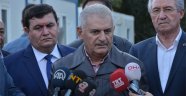 Yıldırım heyelan meydana gelen köyü ziyaret etti