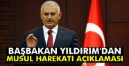 Yıldırım'dan Musul harekatı açıklaması