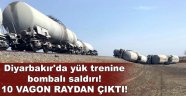 yük trenine bombalı saldırı!