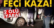 zincirleme trafik kazası: 2 ölü, 3 yaralı