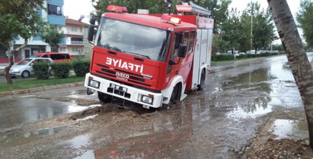 yağış bu hale getirdi!