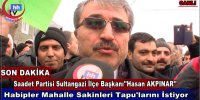 Sultangazi Belediye Başkanını Protesto Ettiler.